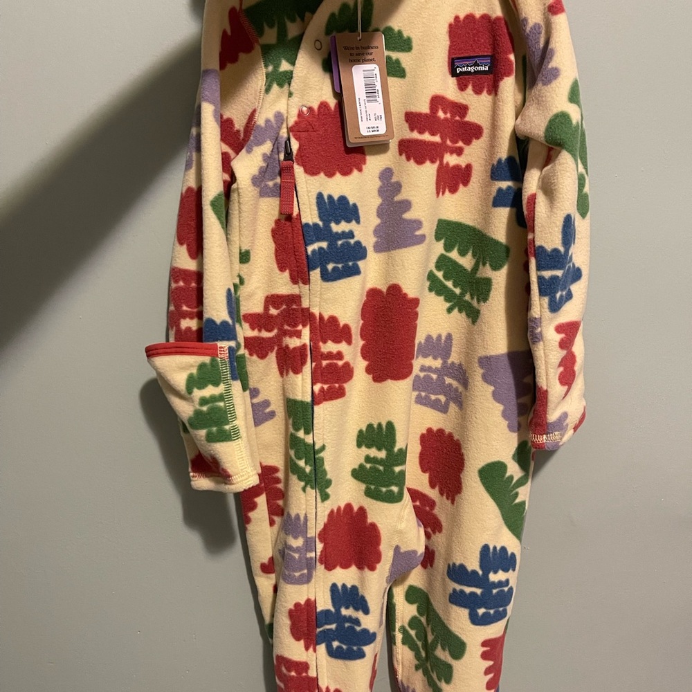 Patagonia Multicolor Fleece Baby Onesie
